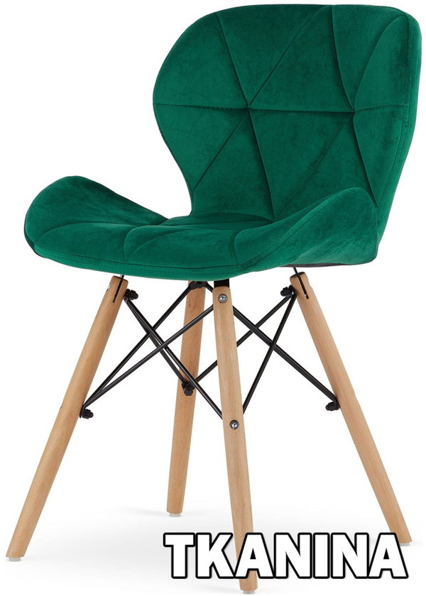 Krzeso tapicerowane VASTO GREEN VELVET